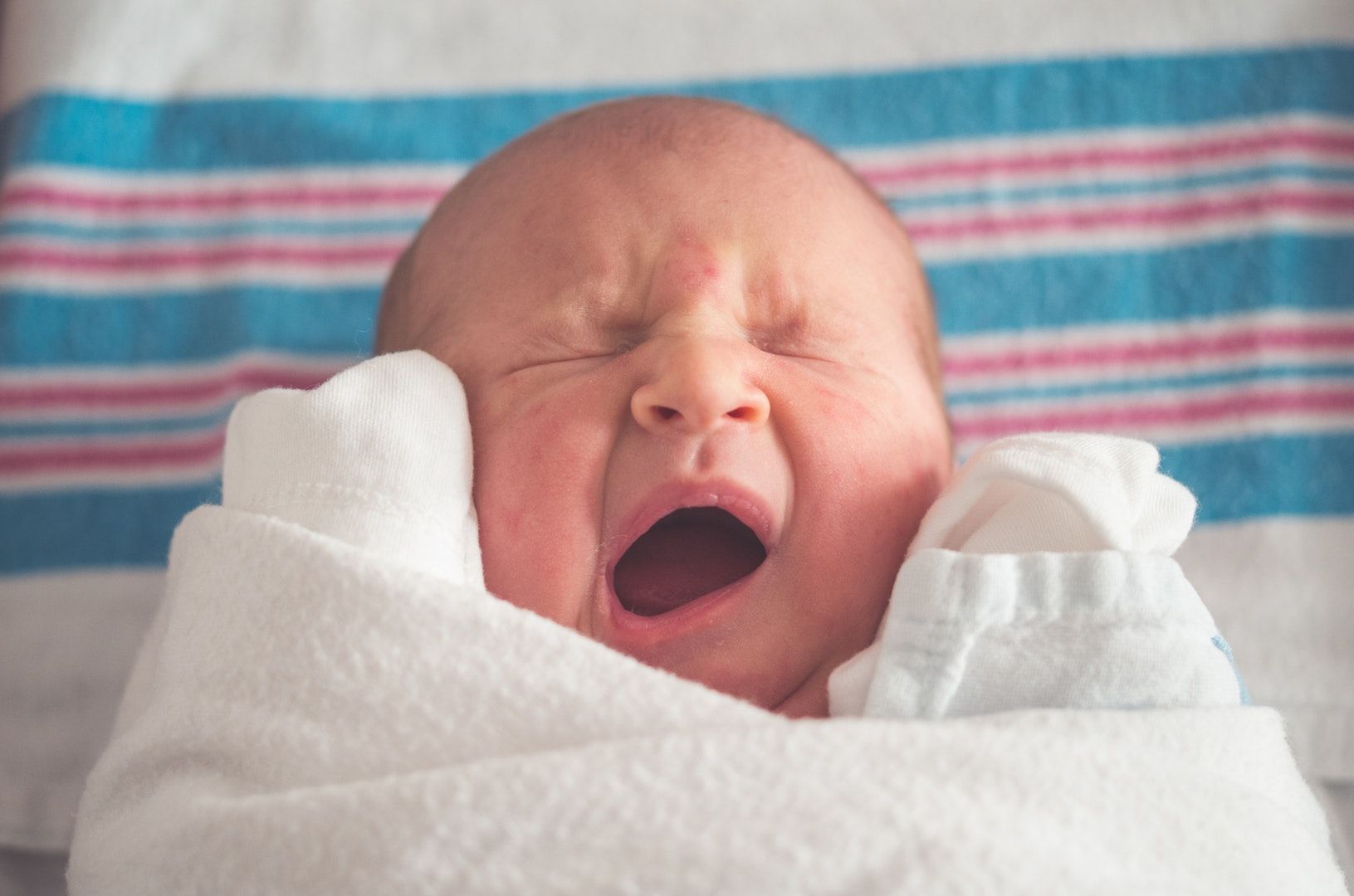 newborn baby canvas photo print